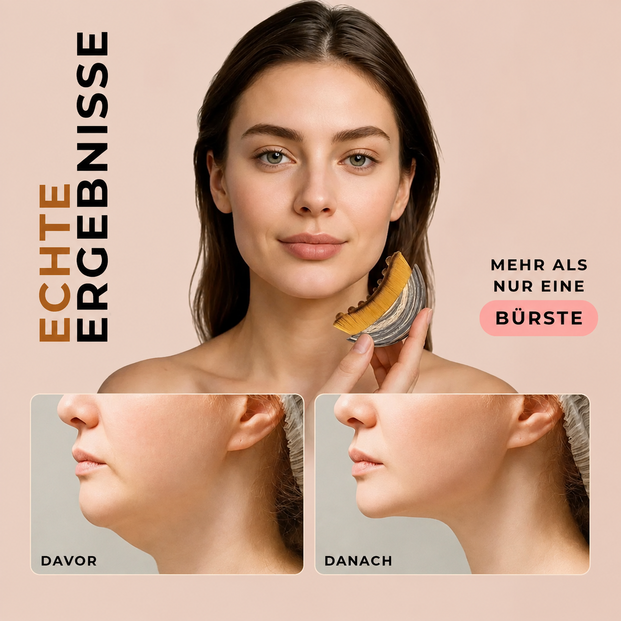 Lymphmassage-Gesichtsbürste